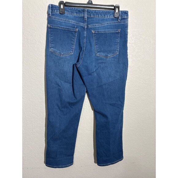 Coldwater Creek Jeans Womens Size 6 Blue Natural Fit Straight Leg Jeans Denim - Picture 4 of 8